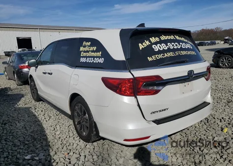 2022 Honda Odyssey Exl из США, поврежденный, VIN 5FNRL6H71NB023976
